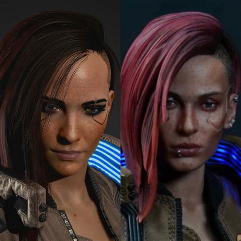 New default female V for CyberPunk 2077 looks awful, Original female V ...