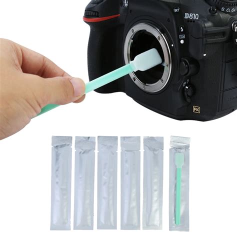 6pcs/lot Professional Camera Sensor CCD CMOS Cleaning Swab Cleaner Kit ...