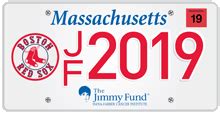 Jimmy Fund - Jimmy Fund Red Sox License Plate