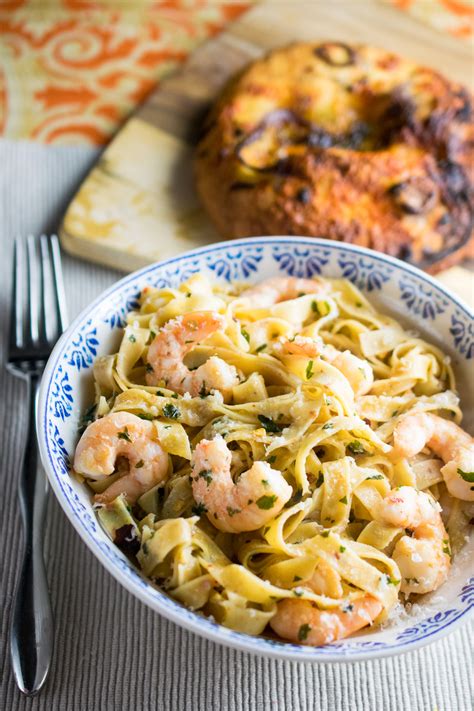 Recipe Garlic Prawn Pasta | Deporecipe.co