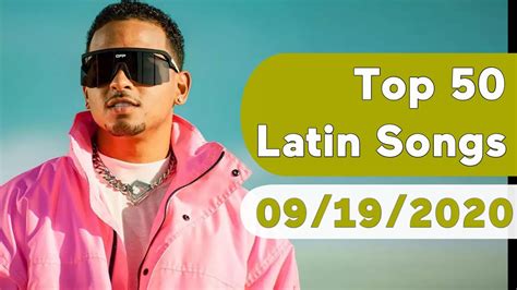 US Top 50 Latin Songs (September 19, 2020) - YouTube