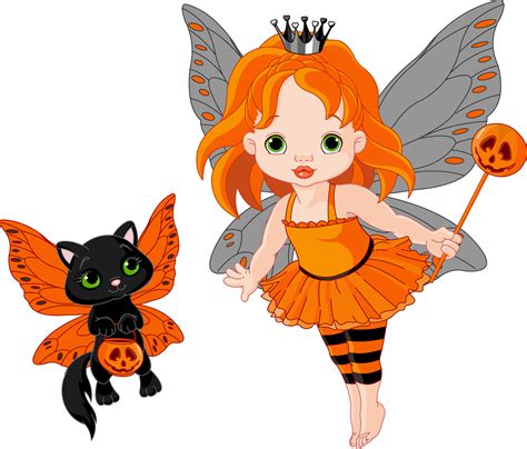 Halloween Fairy clipart gif graphics animated images for Kids | Funny Halloween Day 2020 Quotes ...