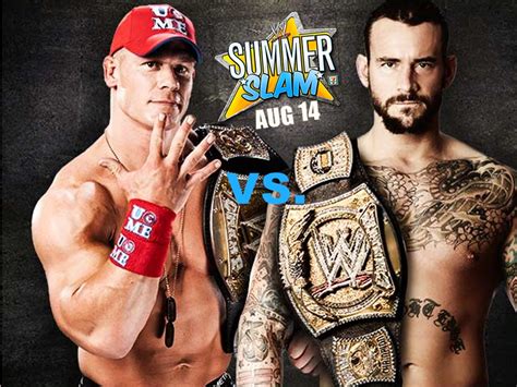 WWE: John Cena Vs CM Punk