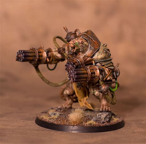 https://flic.kr/p/CykGHt | Skaven Army- StormFiend RatlingGuns Warhammer Skaven, Warhammer Paint ...