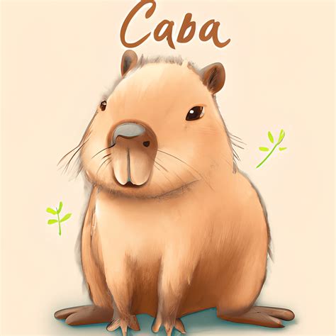 Cute Capybara Cute Capybara Illustration Capybara Cut - vrogue.co