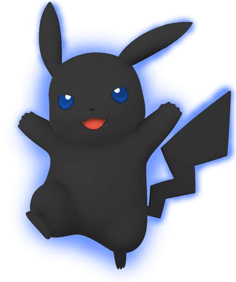 Shadow Pikachu Render by Big-Z-2015 on DeviantArt