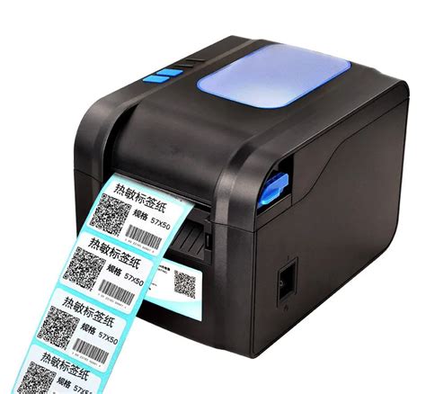 NEW thermal bar code non drying label printer clothing tags supermarket price sticker printer ...