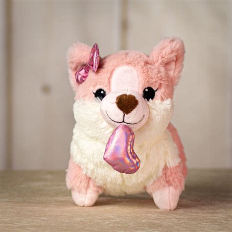 Wholesale Valentine Plush - Valentine Corgi Doggies | Plush in a Rush