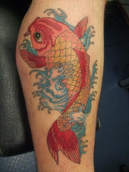 Arm Japanese Carp Koi Tattoo by Black Scorpion Tattoos