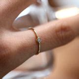 14K Gold Round Solitaire Diamond Ring – FERKOS FJ