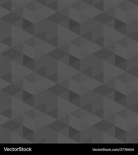 Dark grey geometric seamless pattern background Vector Image