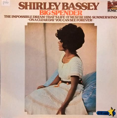 Shirley Bassey – Big Spender (Vinyl) - Discogs