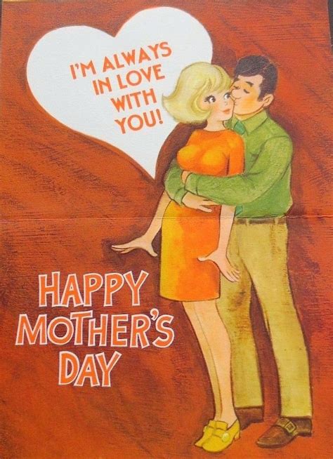 1960's Mothers day card from husband | I miss my mom, Mom help, Happy mothers