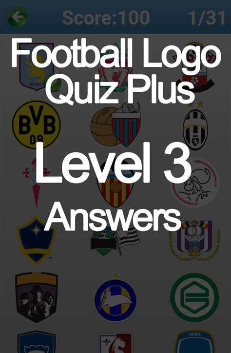 Football Logo Quiz Plus Level 3 Answers ~ Doors Geek
