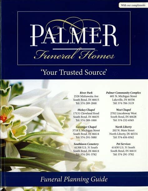 Free Funeral Pre-Planning Guide | Palmer Funeral Homes | South Bend IN funeral home and ...