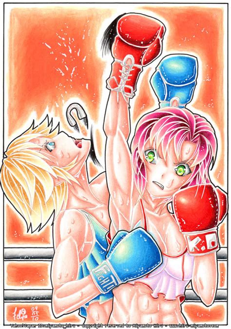 Comission - Boxing Girls by hiru-miyamoto on DeviantArt