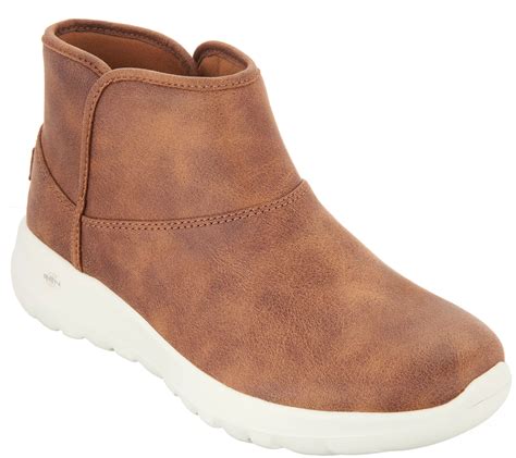 Skechers Go Walk Joy Slip-on Chugga Boots - Harvest - QVC.com