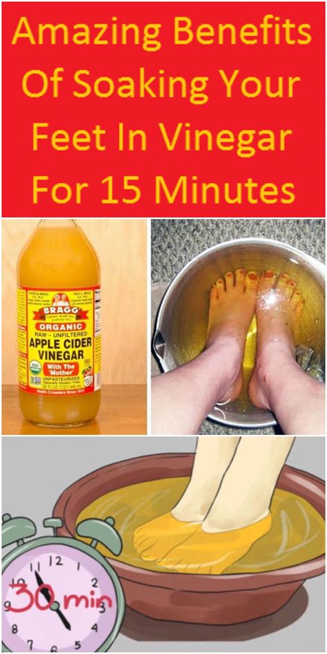 Amazing Benefits Of Soaking Your Feet In Vinegar For 15 Minutes in 2020 | Apple cider vinegar ...