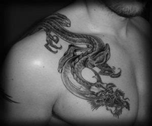 Dragon Tattoo on Chest Designs, Ideas and Meaning - Tattoos For You