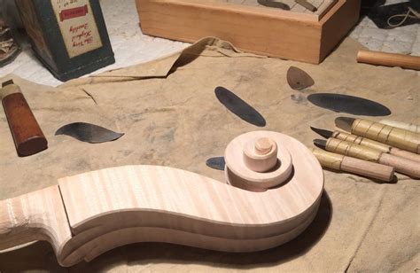 Violinmaking: Carving the Scroll