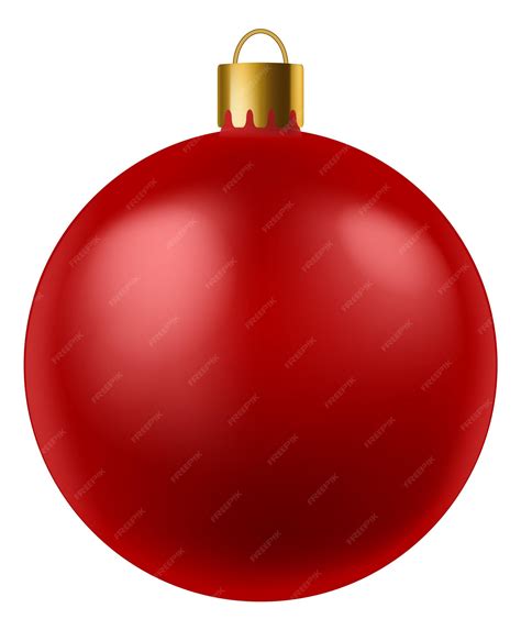 Premium Vector | Christmas ball with realistic reflection red holiday ...