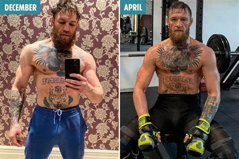 Conor McGregor shows off incredible body transformation as UFC star looks jacked with bulking ...