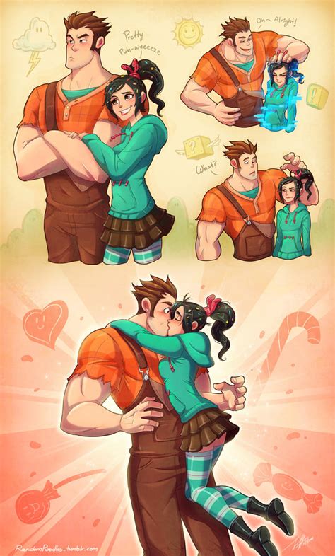 Ralph x Vanellope by Jeff-Mahadi on DeviantArt