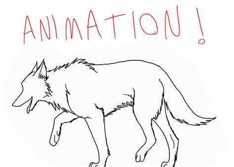 Wolf walking animation by ChevreLune on DeviantArt