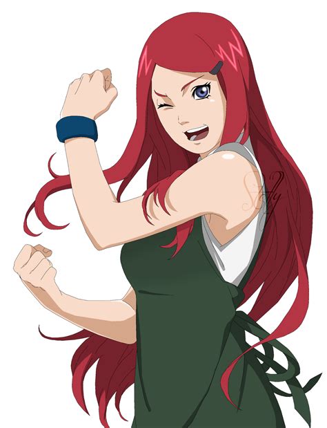 Kushina Uzumaki - Lineart Colored by DennisStelly on DeviantArt