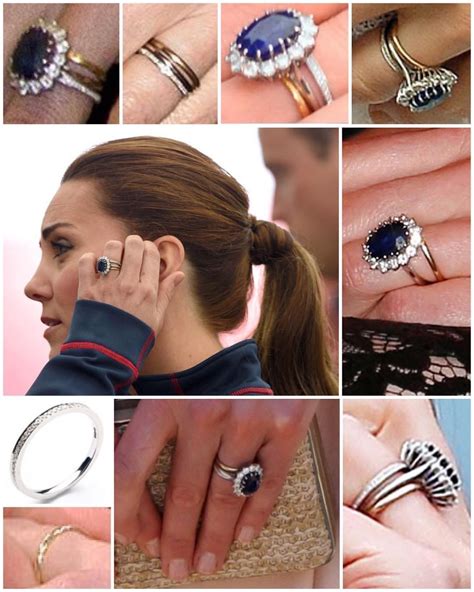 Catherine, Duchess of Cambridge's diamond eternity ring in addition to ...