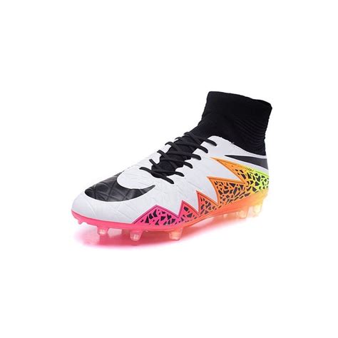 New Soccer Cleats Nike HyperVenom Phantom 2 FG White Orange Pink Black