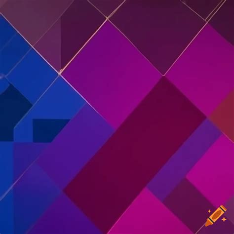 Geometric pattern with bisexual colors on Craiyon