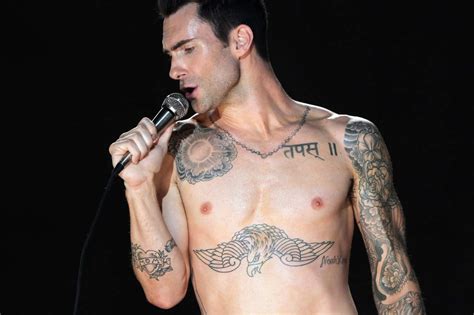 Adam Levine Tattoos : The Artwork that Adorns His Full Body - Visual ...