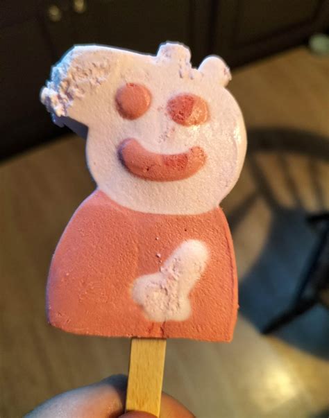 Peppa Pig ice-cream looks like it’s happy to see me | Odd Stuff Magazine