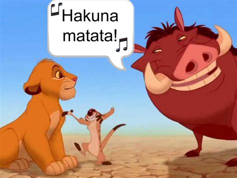 Hakuna Matata The Lion King 1994 | vlr.eng.br