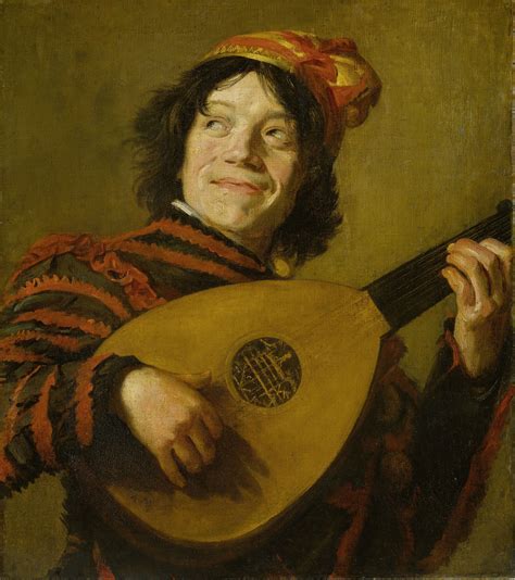 Lute Players (The Fool) | Frans Hals | c. 1623 - 1624 | Rijksmuseum | Public Domain Marked ...