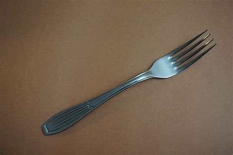 stainless, steel fork, brown, surface, fork, metal, steel, table | Piqsels