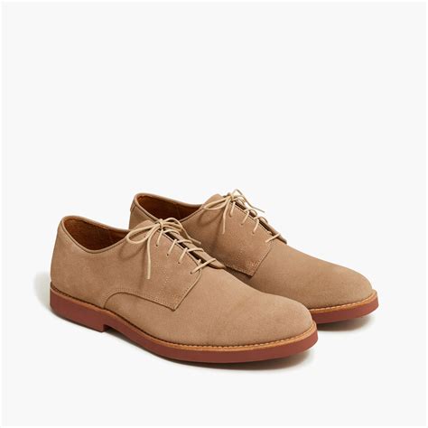 Factory: Suede Lace-up Dress Shoes For Men