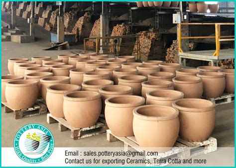 Rustic Ceramic Pots Underglazed - Pottery ASIA