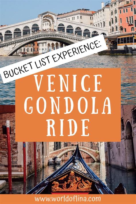 A gondola ride in Venice is something that should be on everyone's bucket list! Read everything ...