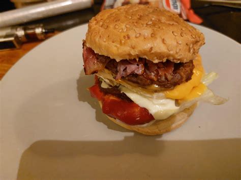 Double burger with bacon : r/burgers