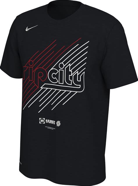 Nike Men's Portland Trail Blazers 2019 Playoffs "Rip City" Dri-FIT T ...