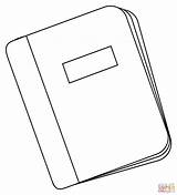 Notebook Coloring Page sketch template
