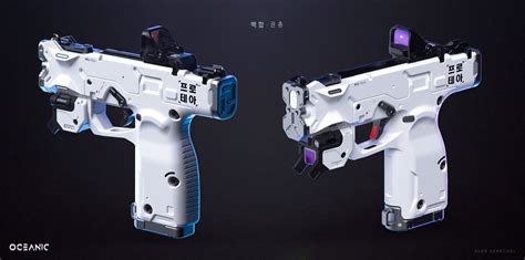 Oceanic - 백합 Handgun Design, Alex Senechal on ArtStation at https://www ...