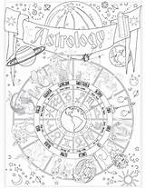 Astrology Coloring Pages At GetColoringscom  Free Printable Colorings sketch template