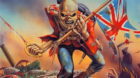 Skeleton illustration, Iron Maiden, Eddie, artwork, music HD wallpaper ...