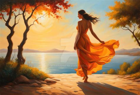 Painting-woman in Nature (65) by aiartzone on DeviantArt