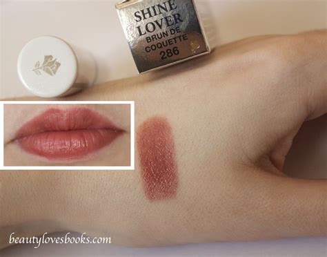 Lancome Shine lover in 286 Brun de coquette swatch Lancome Lipstick, Lipstick Swatches ...