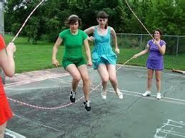 double-dutch jump rope | Childhood memories, Childhood games, Childhood