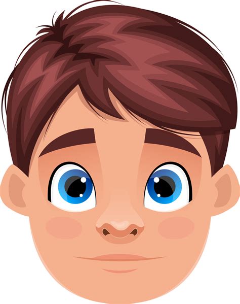 Little kid face expression clipart design illustration 9385497 PNG